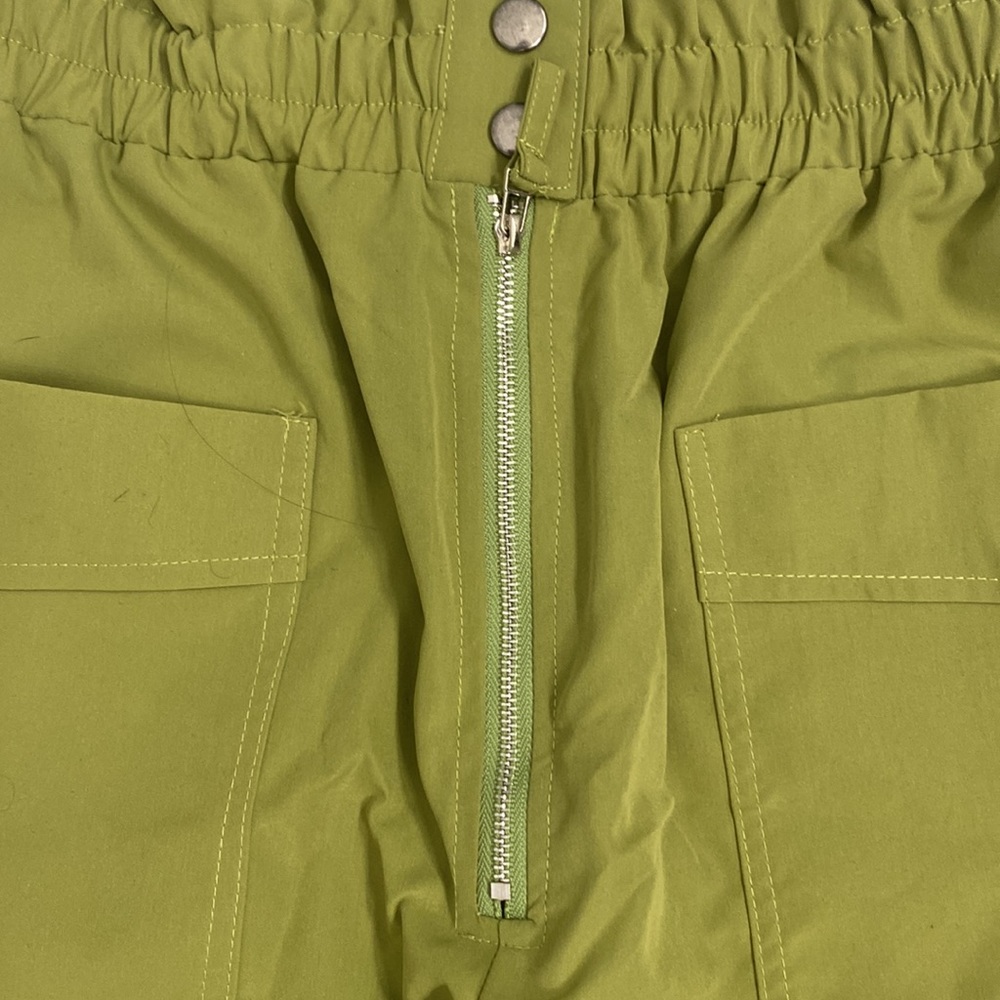 Elastic High Waisted Trouser Paper Bag Pants - Picture 6 of 12
